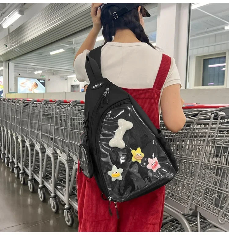 Transparent Ita Backpack with Front Display 丨 Myitabag