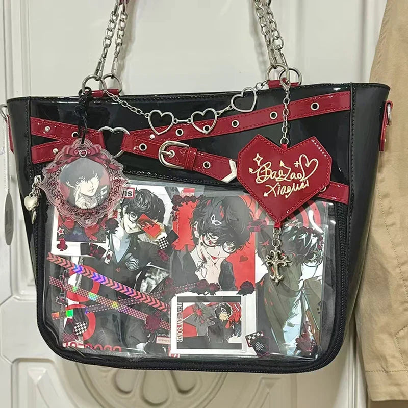 Heart Chain Punk Ita Bag 丨 Myitabag