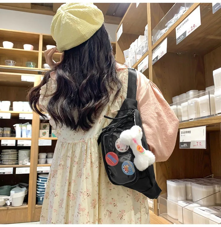 Kawaii Nylon Crossbody Itabag 丨 Myitabag
