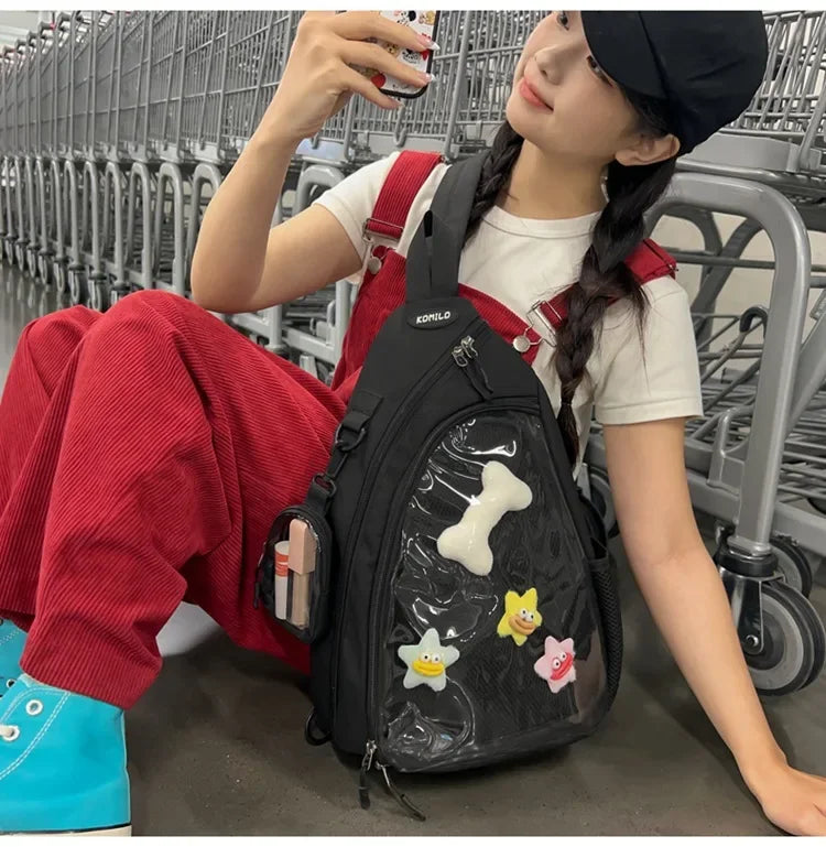 Transparent Ita Backpack with Front Display 丨 Myitabag