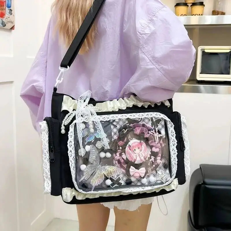 Sweetheart Ruffle Ita Crossbody 丨 Myitabag