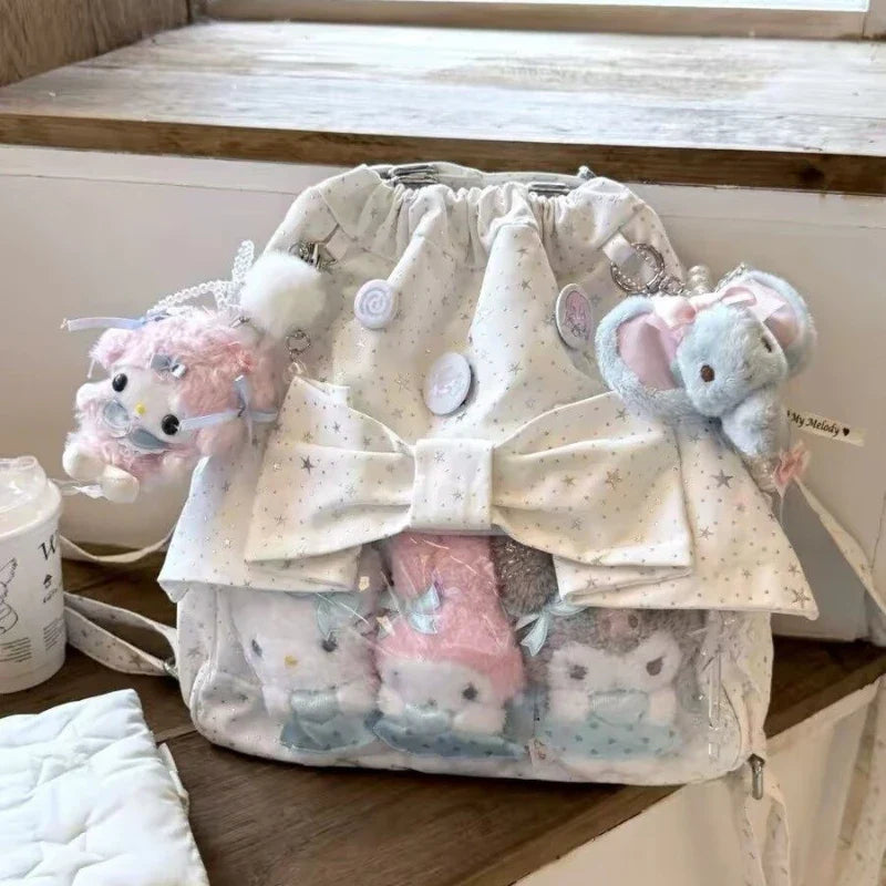Ruffle Drawstring Ita Backpack 丨 Myitabag