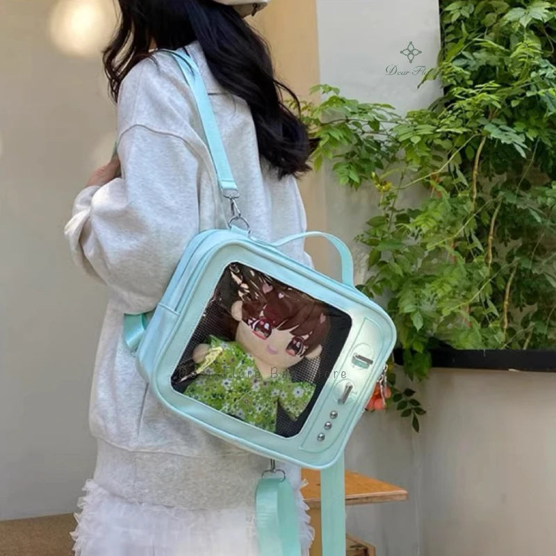 TV Model Ita Backpack | Transparent Display Knapsack | Myitabag