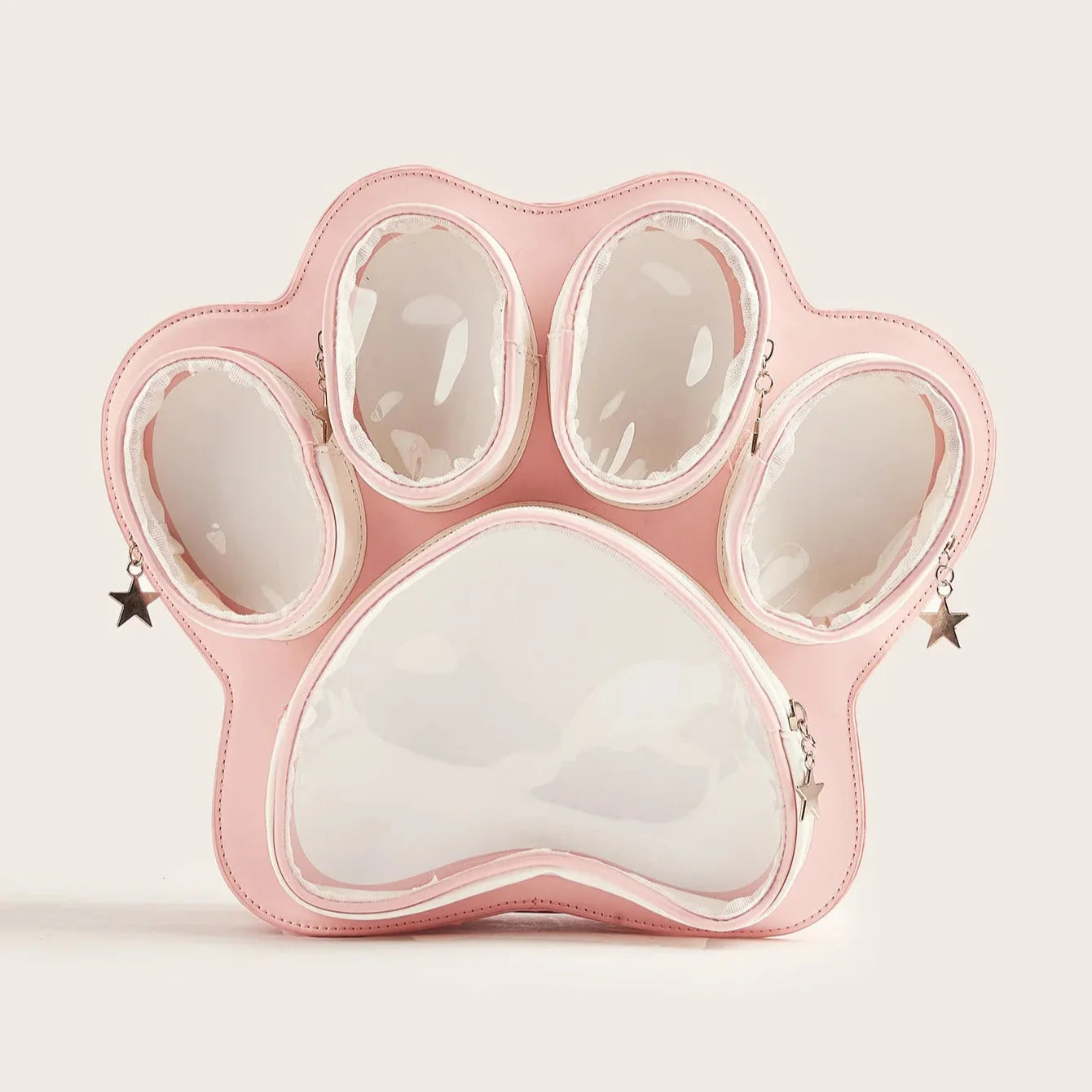Multi-Pocket Kawaii Paw Crossbody Bag 丨 Myitabag