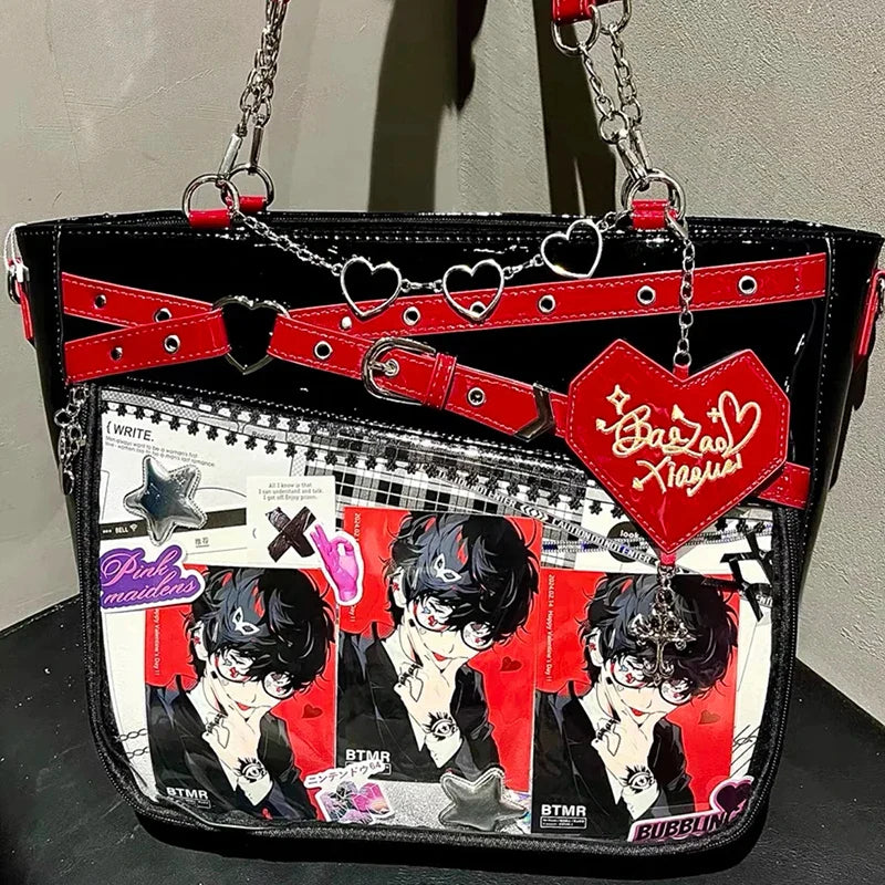 Heart Chain Punk Ita Bag 丨 Myitabag