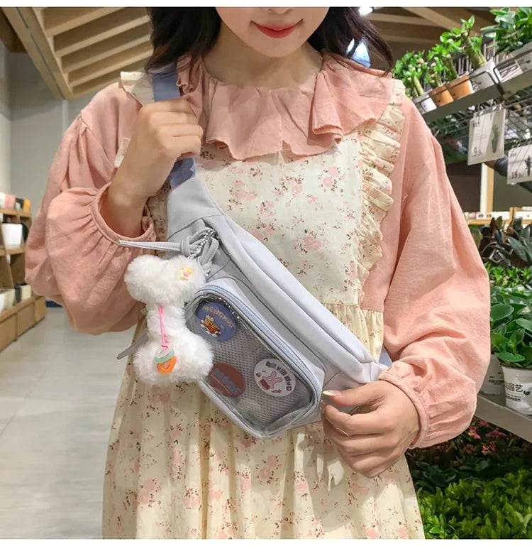 Kawaii Nylon Crossbody Itabag 丨 Myitabag