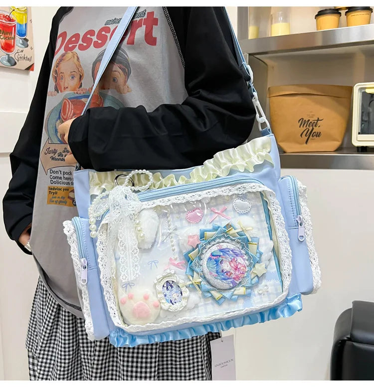 Sweetheart Ruffle Ita Crossbody 丨 Myitabag