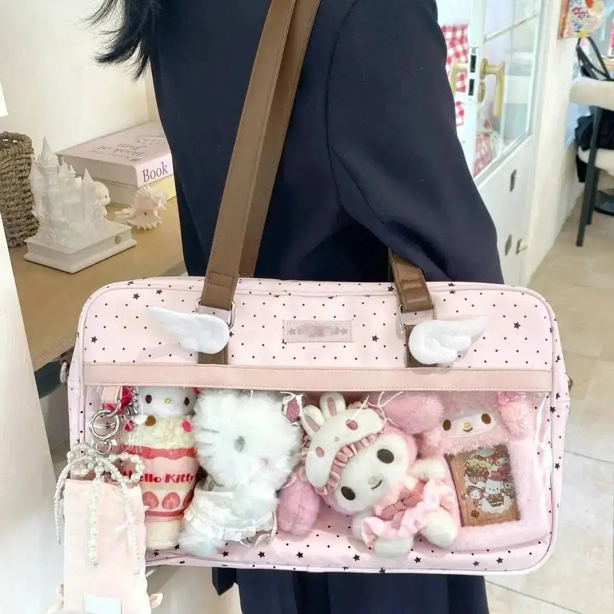 Wide Pastel Lace Ita Tote 丨 Myitabag