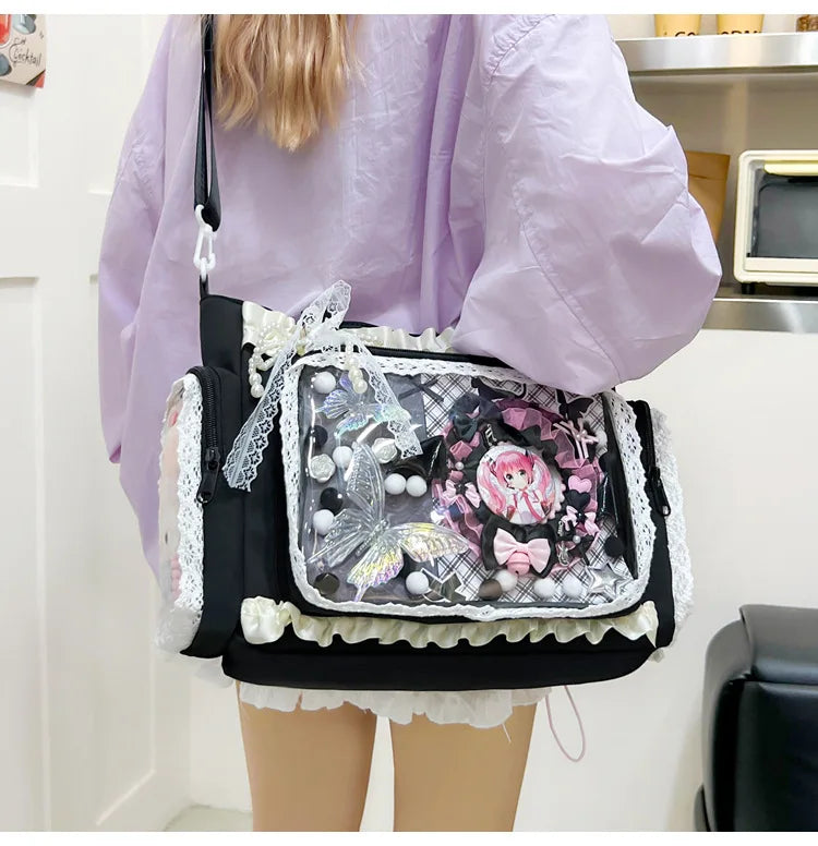 Sweetheart Ruffle Ita Crossbody 丨 Myitabag