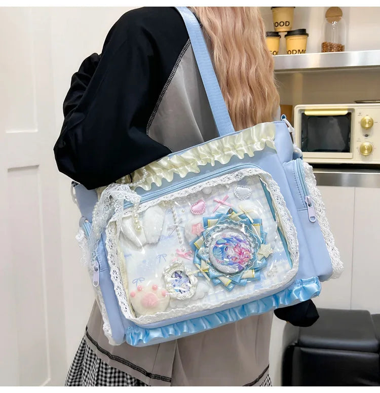 Sweetheart Ruffle Ita Crossbody 丨 Myitabag