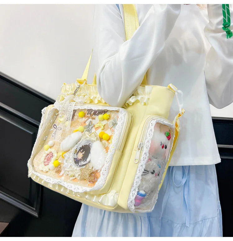 Sweetheart Ruffle Ita Crossbody 丨 Myitabag