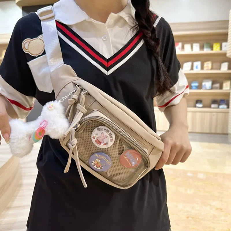 Kawaii Nylon Crossbody Itabag product view | anime ita bag | Myitabag