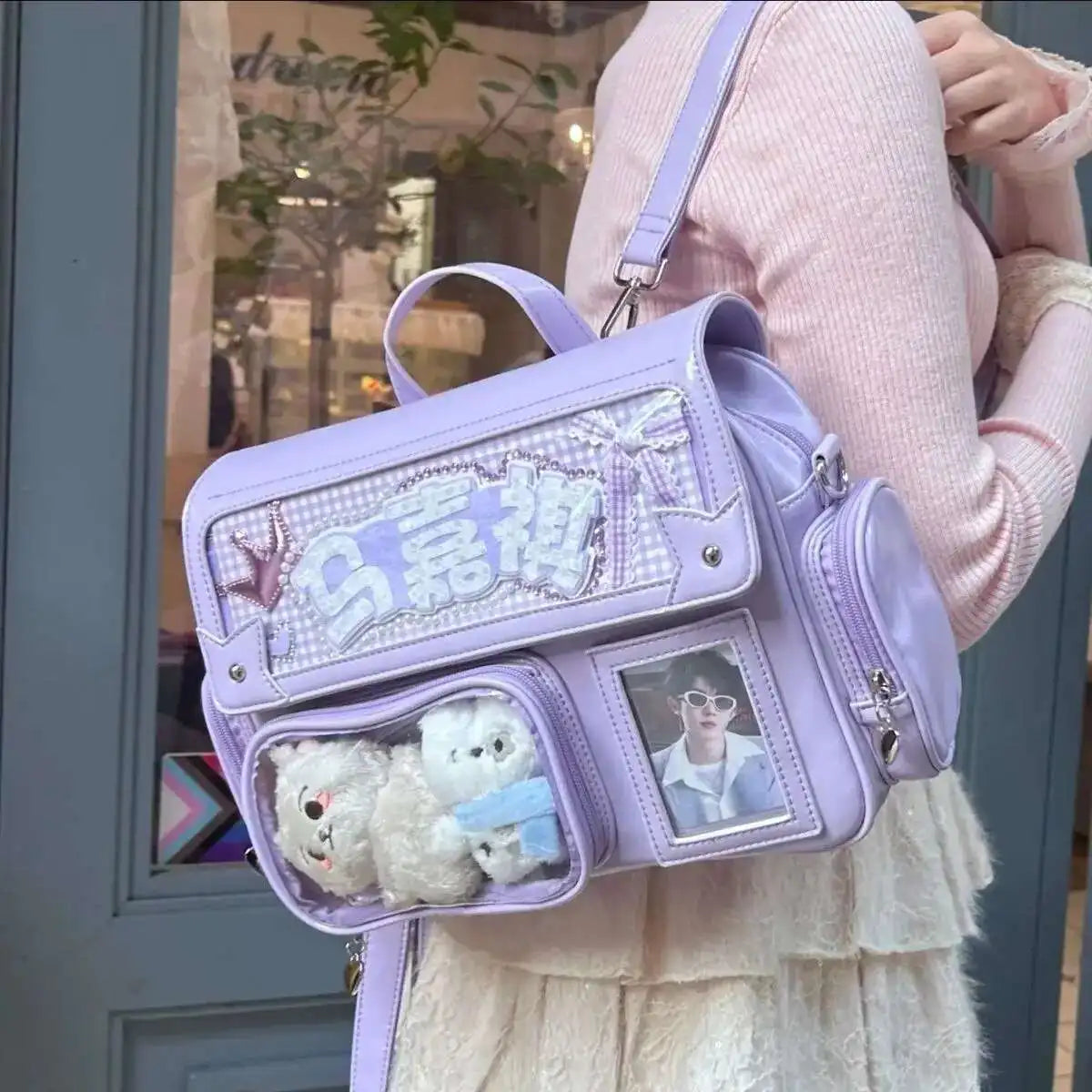 Multi-Window Harajuku Ita Crossbody 丨 Myitabag