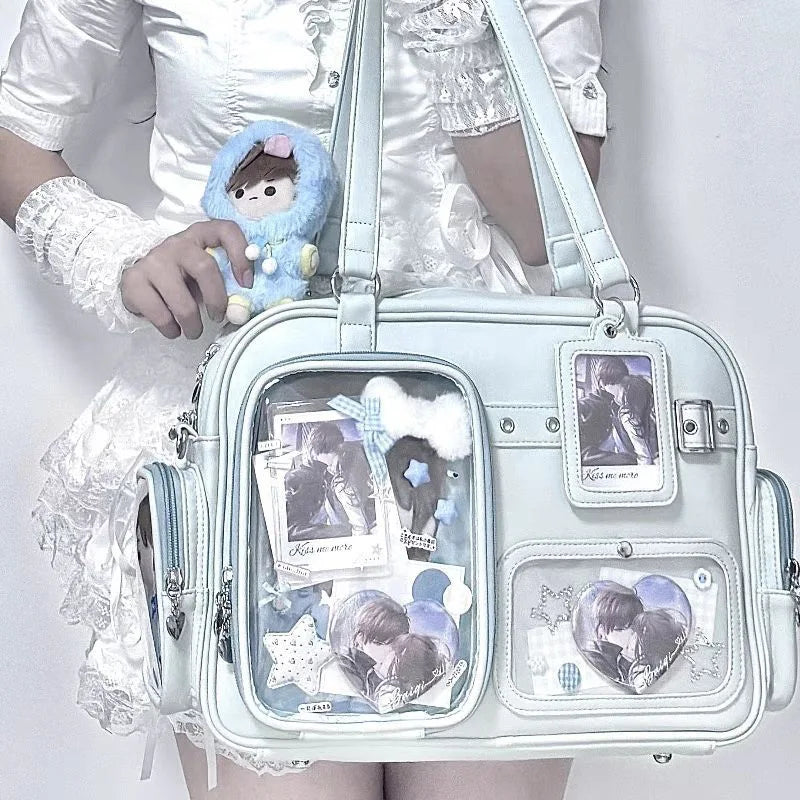 Japanese JK Tote Ita Bag | Large Capacity School Shoulder | Myitabag