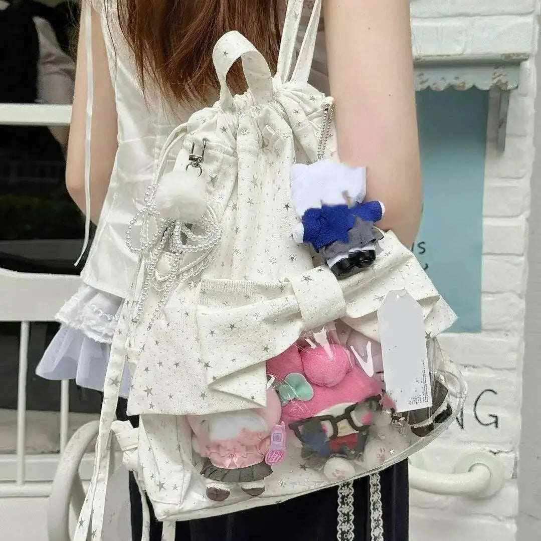Ruffle Drawstring Ita Backpack 丨 Myitabag