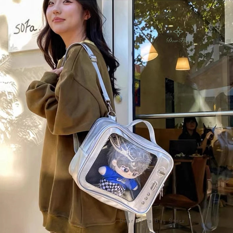 TV Model Ita Backpack | Transparent Display Knapsack | Myitabag