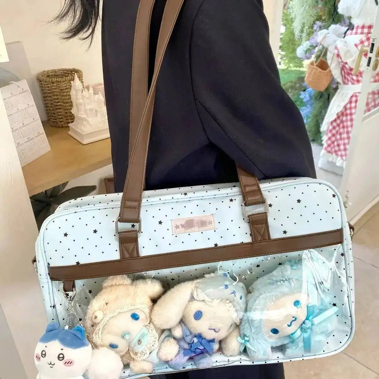 Wide Pastel Lace Ita Tote 丨 Myitabag