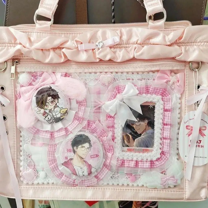 Lace Backplate Badge Organizer | Handmade Ita Bag Insert Board | Myitabag