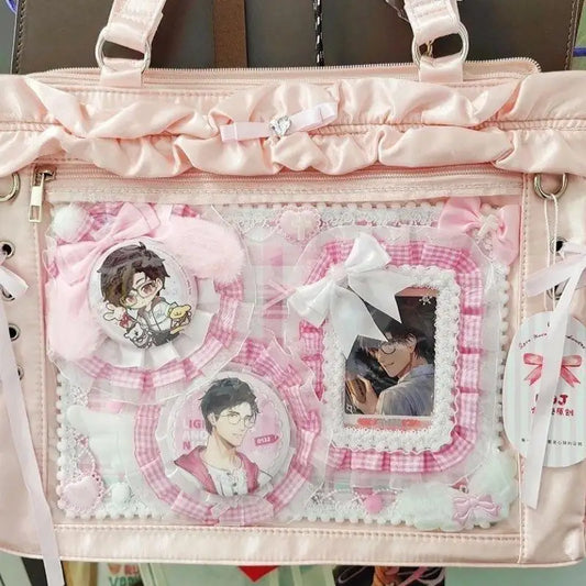 Lace Backplate Badge Organizer | Handmade Ita Bag Insert Board | Myitabag