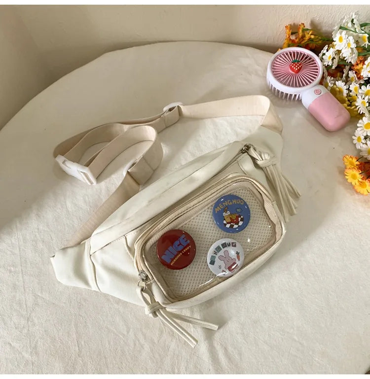 Kawaii Nylon Crossbody Itabag 丨 Myitabag