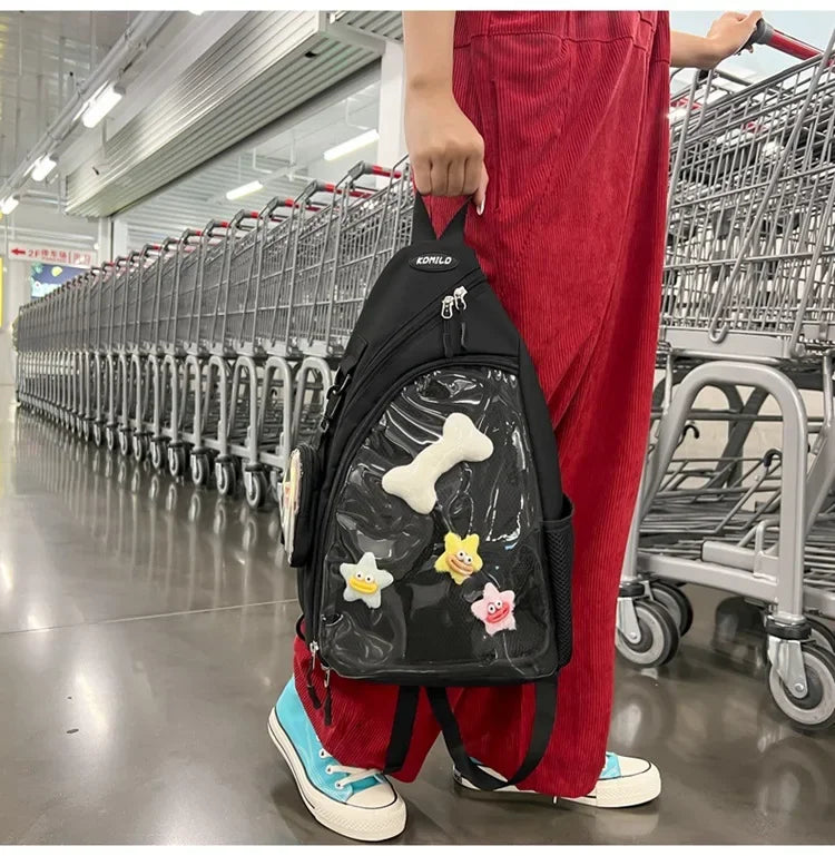 Transparent Ita Backpack with Front Display 丨 Myitabag