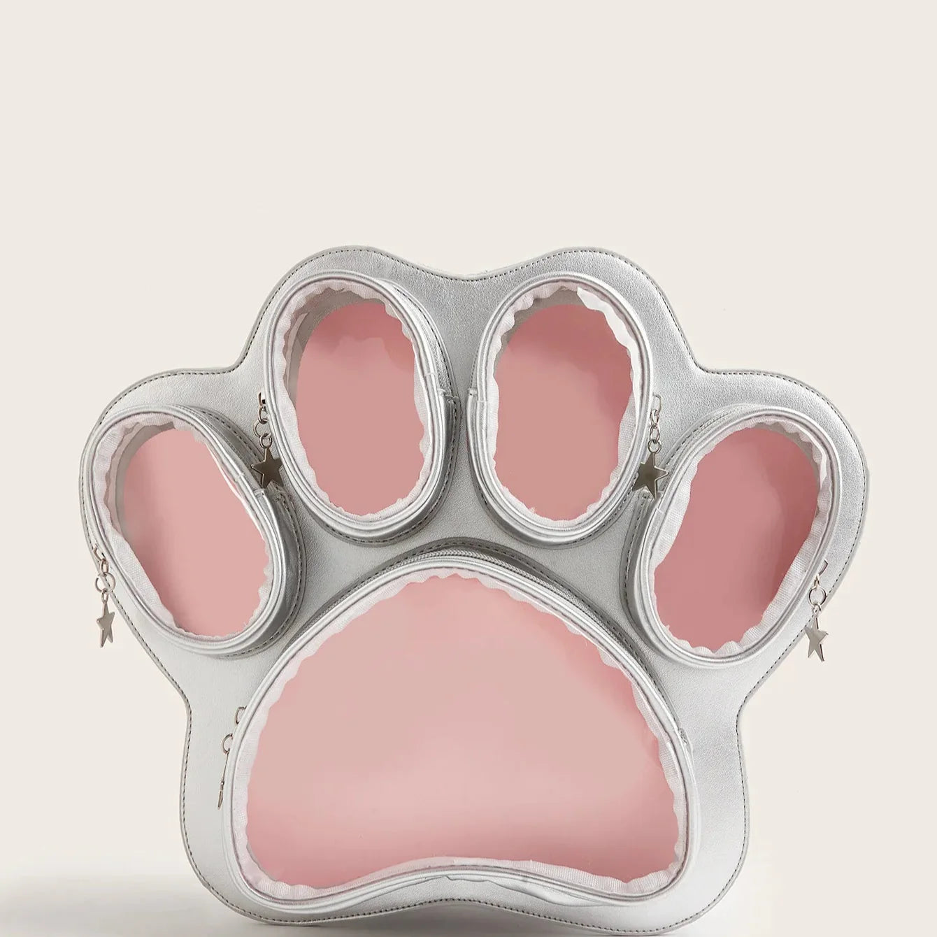Multi-Pocket Kawaii Paw Crossbody Bag 丨 Myitabag