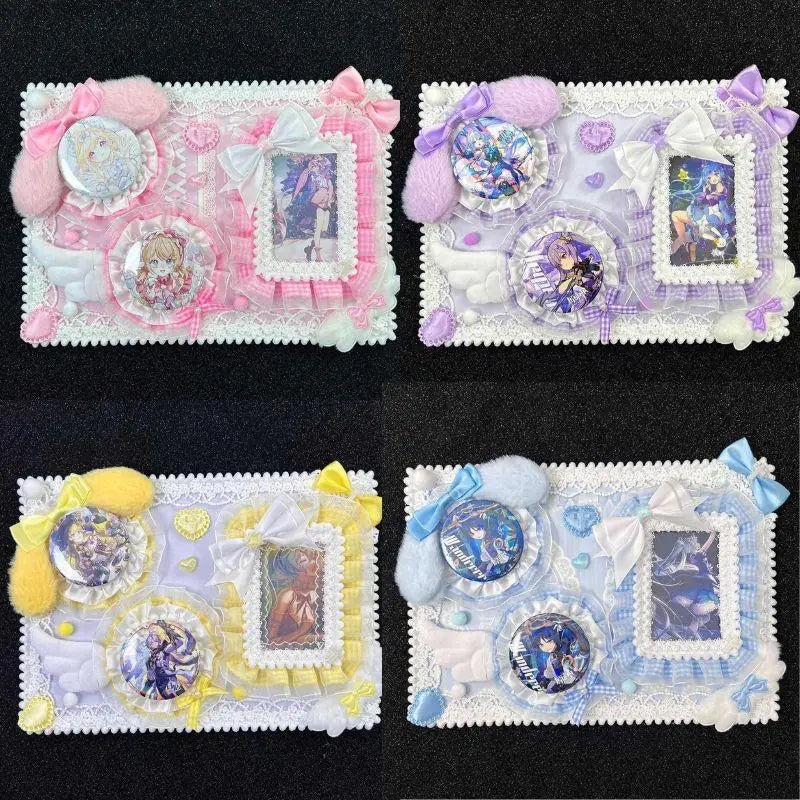 Lace Backplate Badge Organizer | Handmade Ita Bag Insert Board | Myitabag