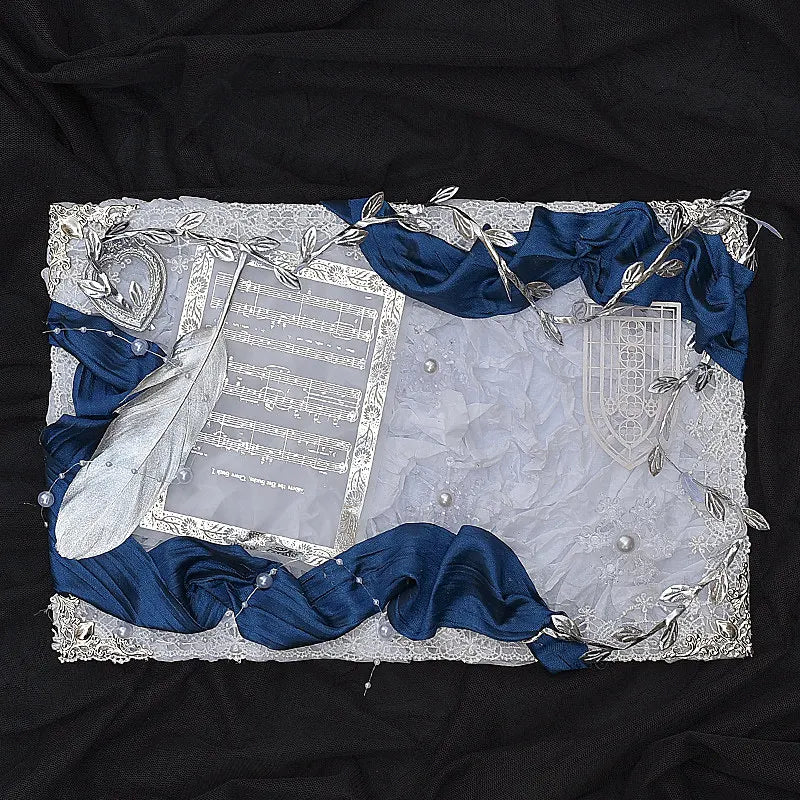 Vintage Lolita Ita Bag Base | Feather Music Note Badge Display | Myitabag