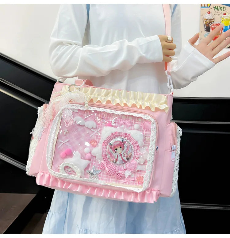 Sweetheart Ruffle Ita Crossbody 丨 Myitabag
