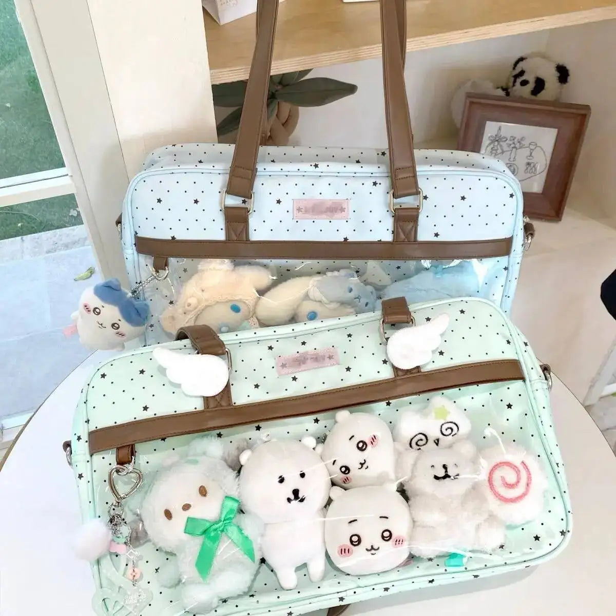 Wide Pastel Lace Ita Tote 丨 Myitabag