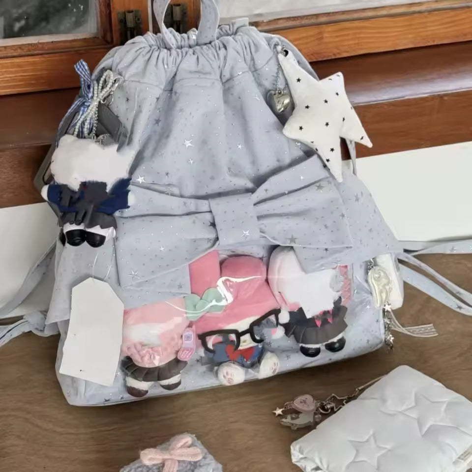 Ruffle Drawstring Ita Backpack 丨 Myitabag