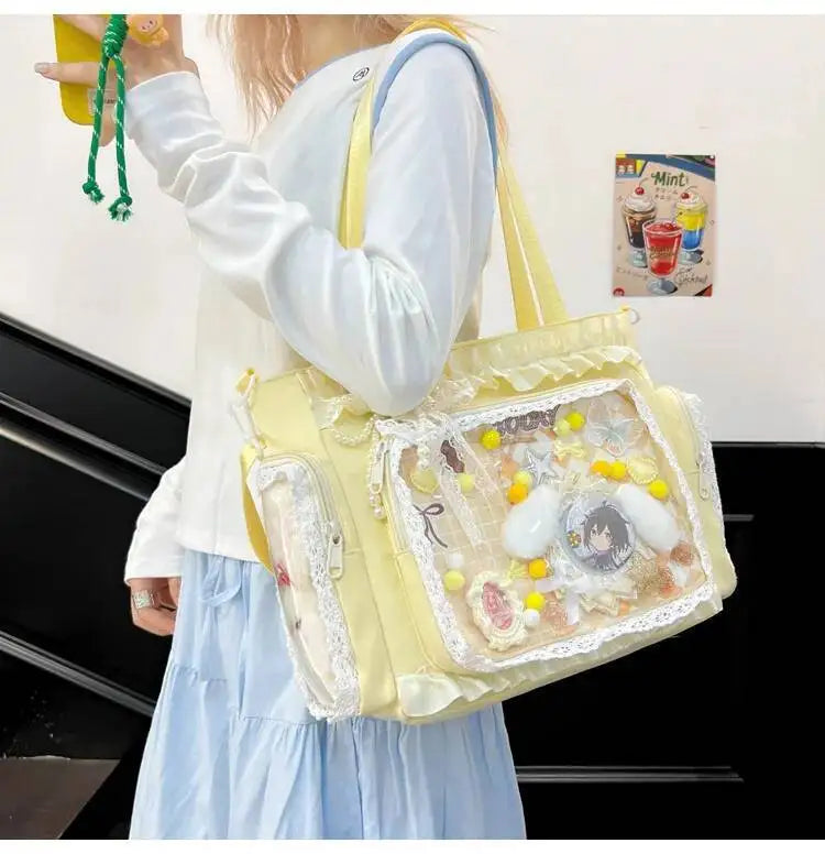 Sweetheart Ruffle Ita Crossbody 丨 Myitabag
