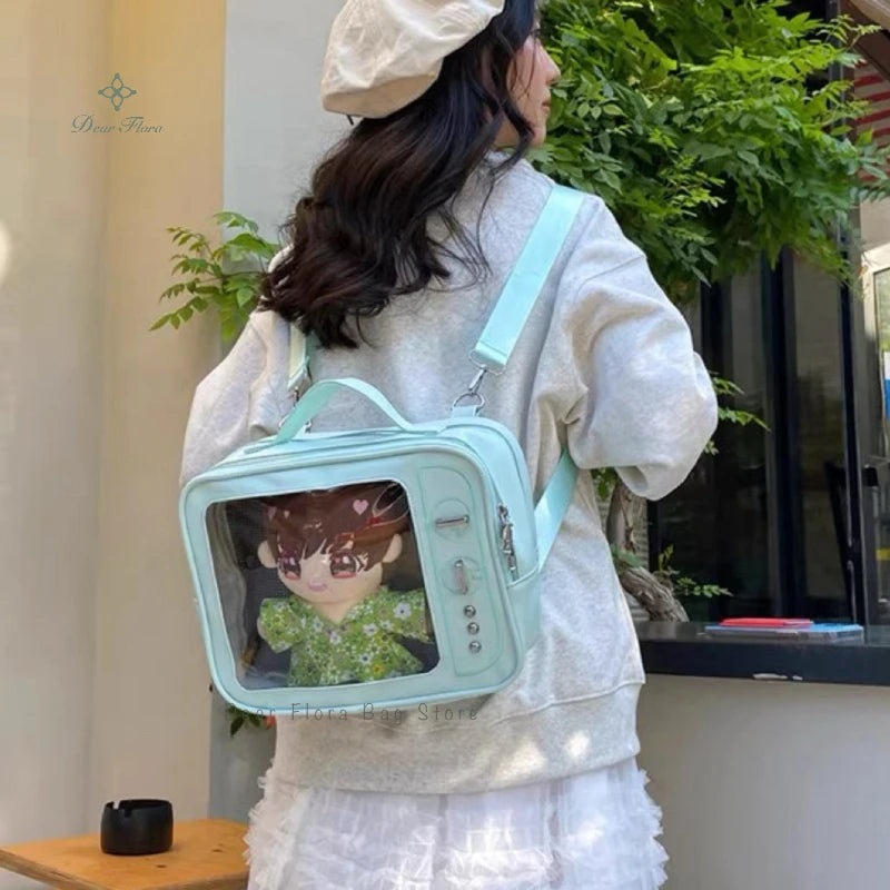 TV Model Ita Backpack | Transparent Display Knapsack | Myitabag