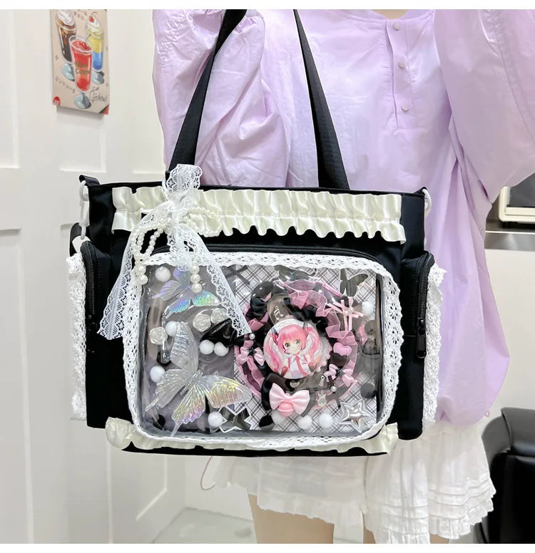 Sweetheart Ruffle Ita Crossbody 丨 Myitabag