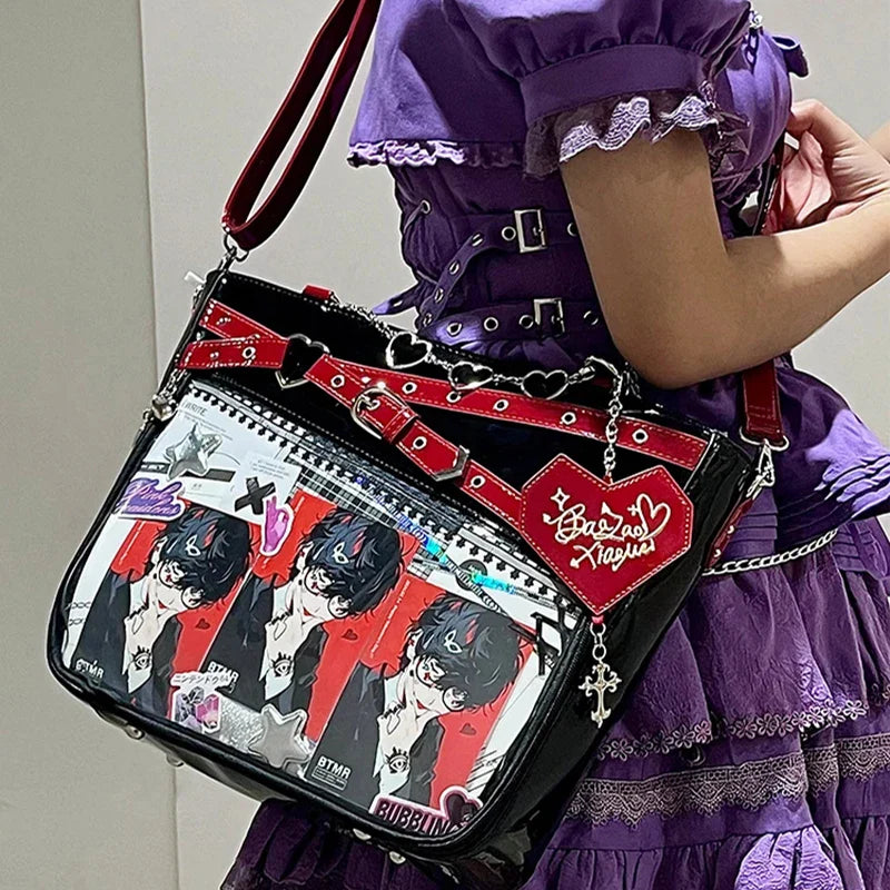 Heart Chain Punk Ita Bag 丨 Myitabag