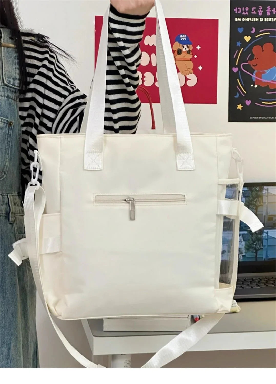 Showcase Nylon Shoulder Itabag 丨 Myitabag