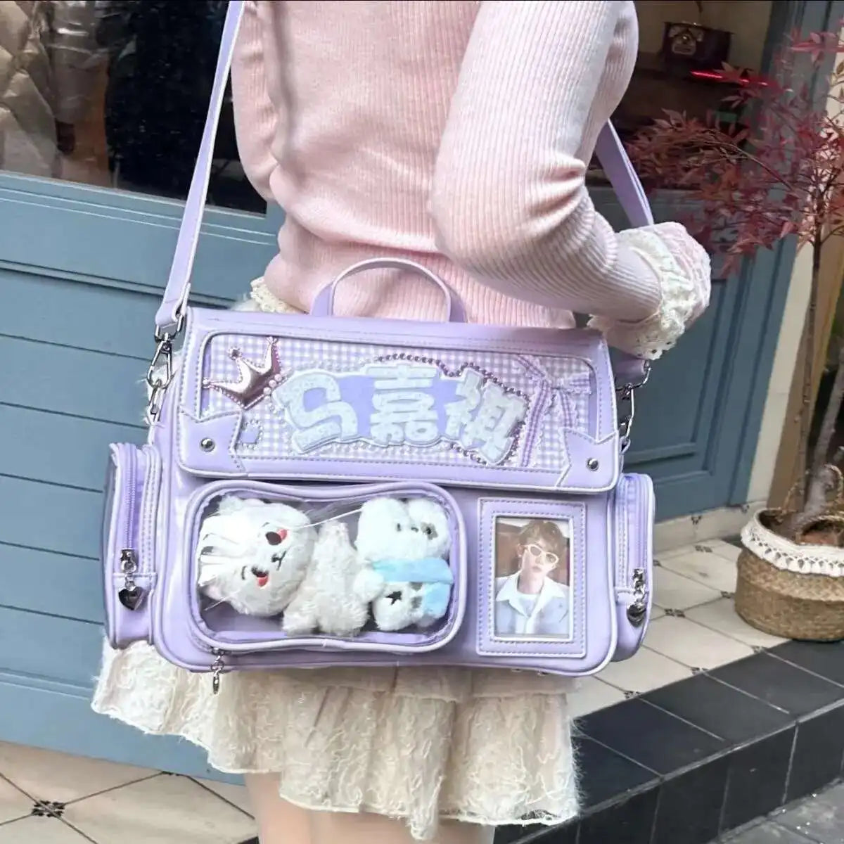 Multi-Window Harajuku Ita Crossbody 丨 Myitabag