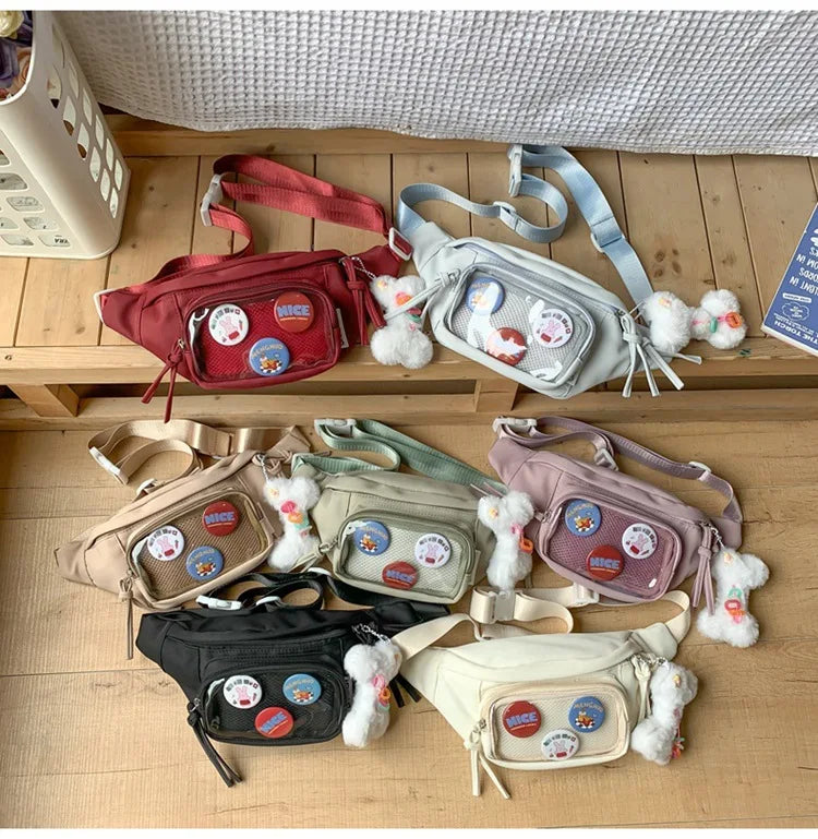 Kawaii Nylon Crossbody Itabag 丨 Myitabag