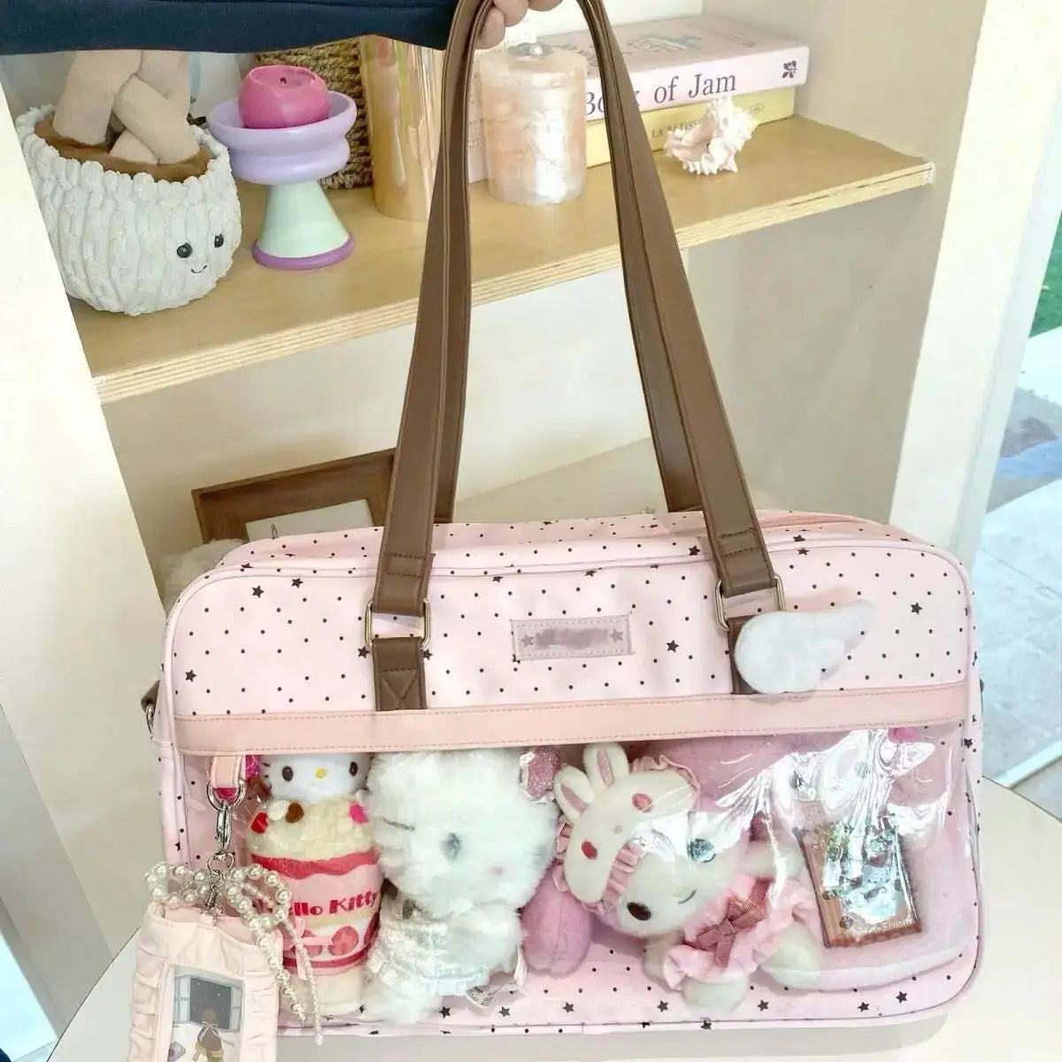 Wide Pastel Lace Ita Tote 丨 Myitabag