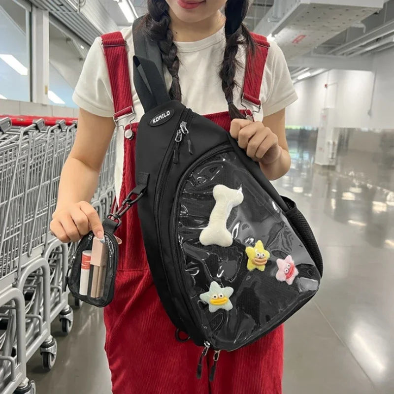 Transparent Ita Backpack with Front Display 丨 Myitabag