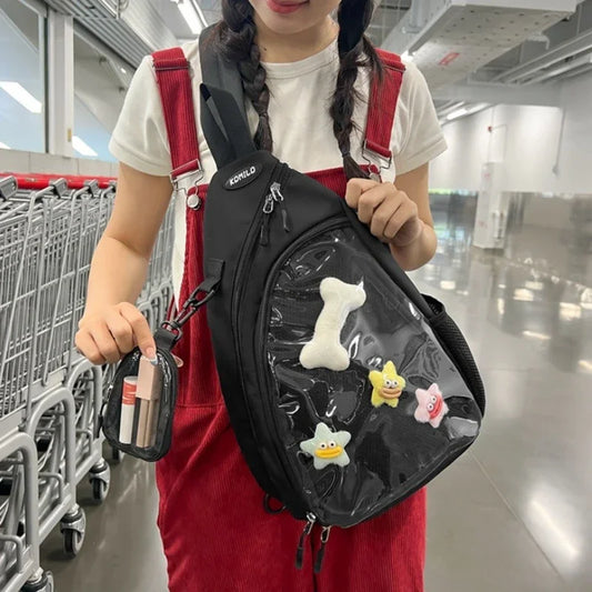 Transparent Ita Backpack with Front Display 丨 Myitabag