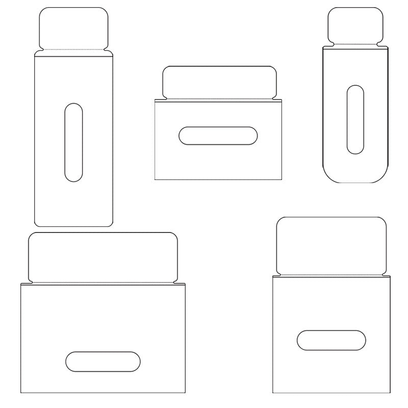 Square Transparent Anime Badge Protector Sleeve 丨 Myitabag