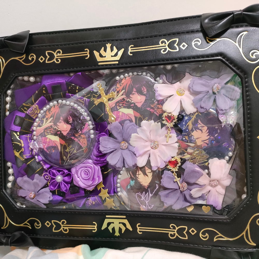 Rose Silk Flower Combination Ita Bag Accessories 丨 Myitabag