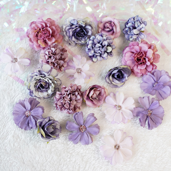 Rose Silk Flower Combination Ita Bag Accessories 丨 Myitabag