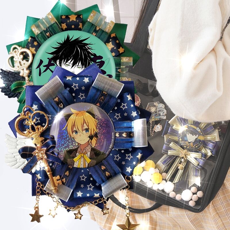 Anime Rose Ribbon Decoration for Ita Bags 丨 Myitabag