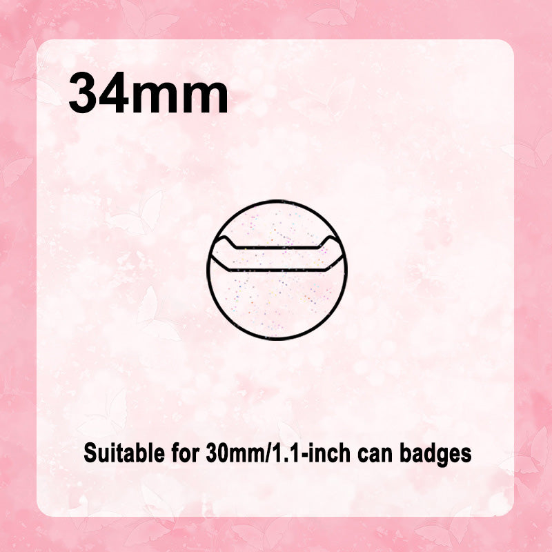 Glitter Can Badge Protective Sleeve 丨 Myitabag