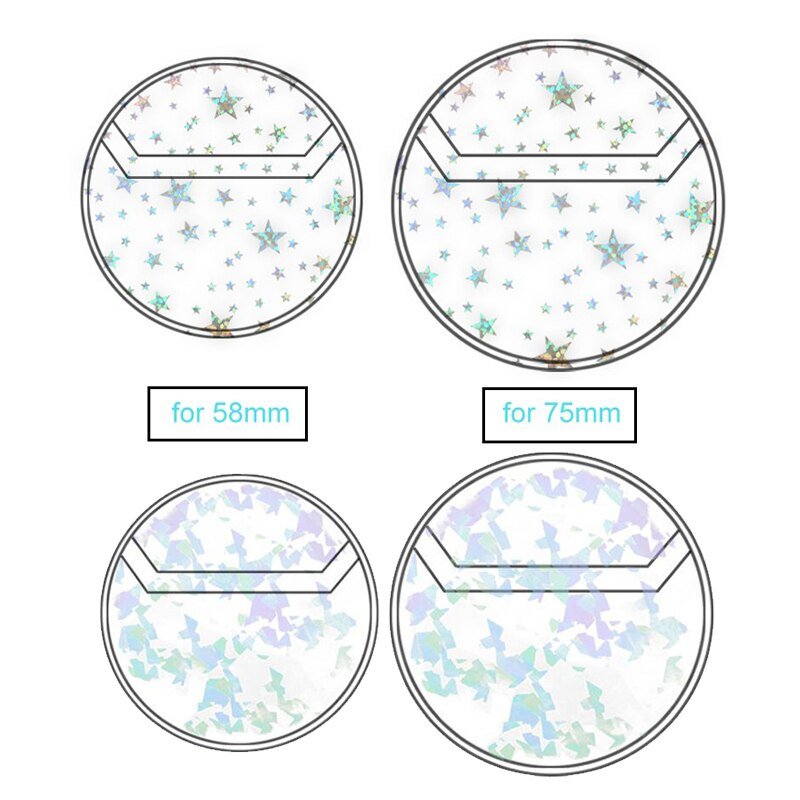 ItaBag Badge Protective Sleeves - 5pcs, for 58mm and 75mm Badges 丨 Myitabag