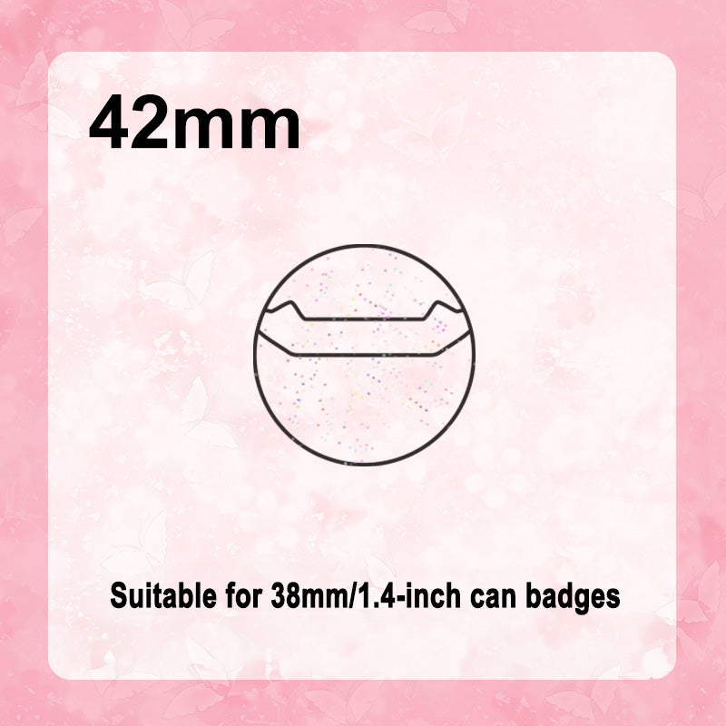 Glitter Can Badge Protective Sleeve 丨 Myitabag