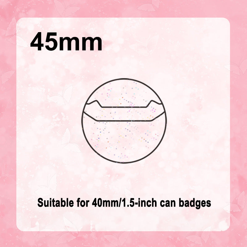 Glitter Can Badge Protective Sleeve 丨 Myitabag