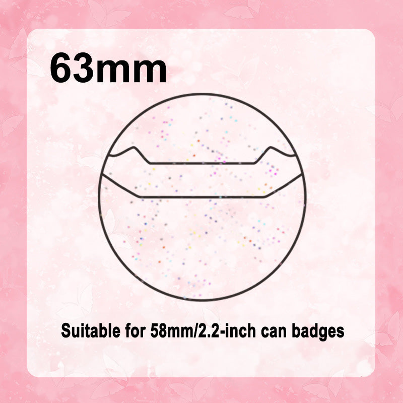 Glitter Can Badge Protective Sleeve 丨 Myitabag
